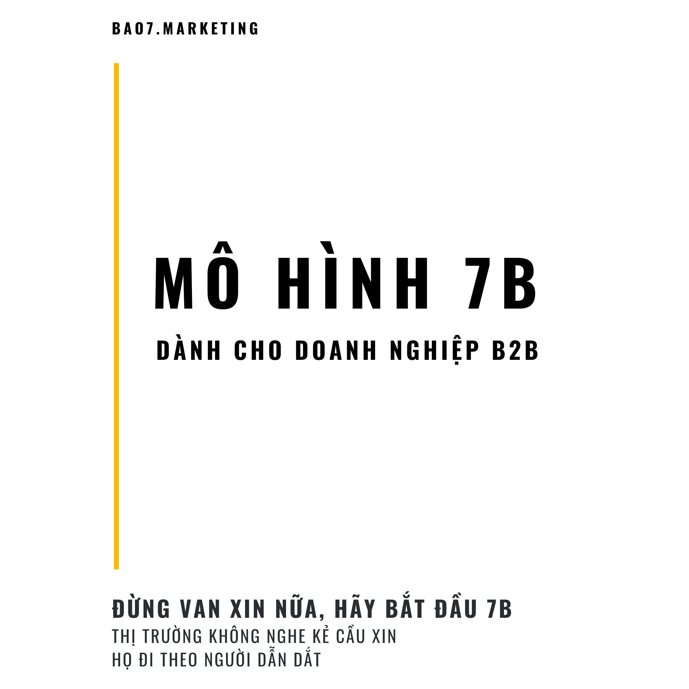 Mô Hình Marketing 7B Dành Cho Doanh Nghiệp B2B